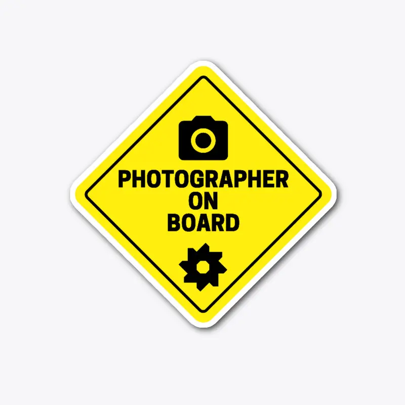 Photographer on Board - Sticker