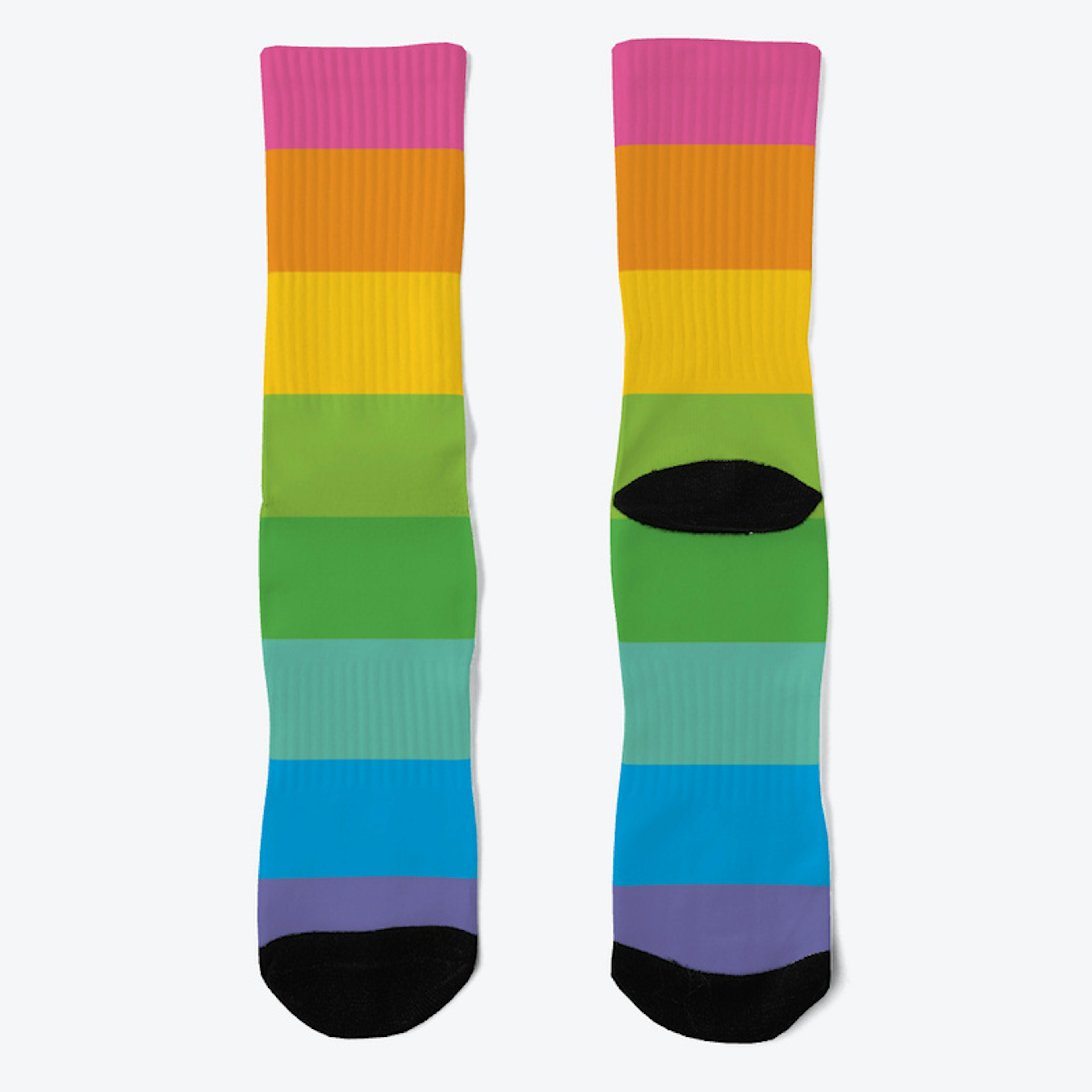 The Society Striped Crew Socks Design