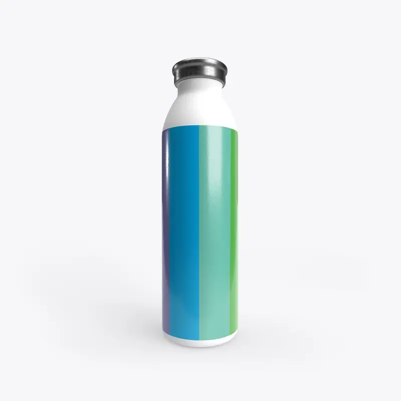 The Society Striped Design Water Bottle